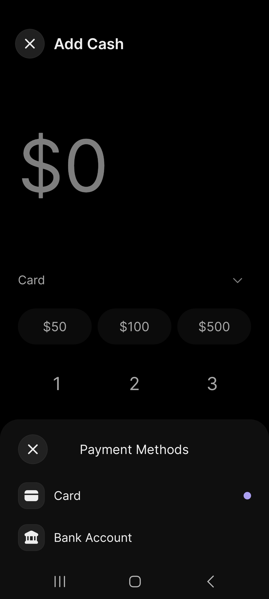 Phantom payment methods