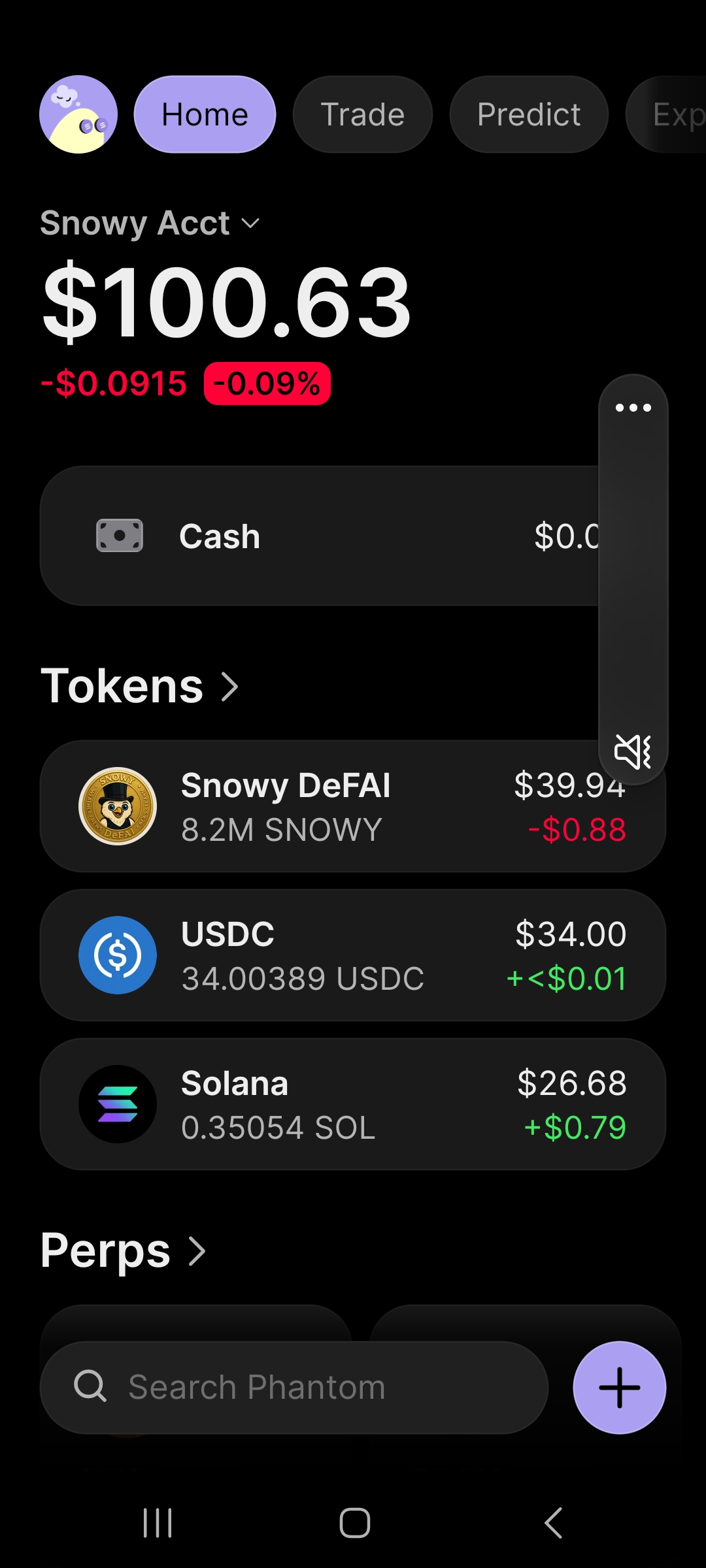 Final wallet balance